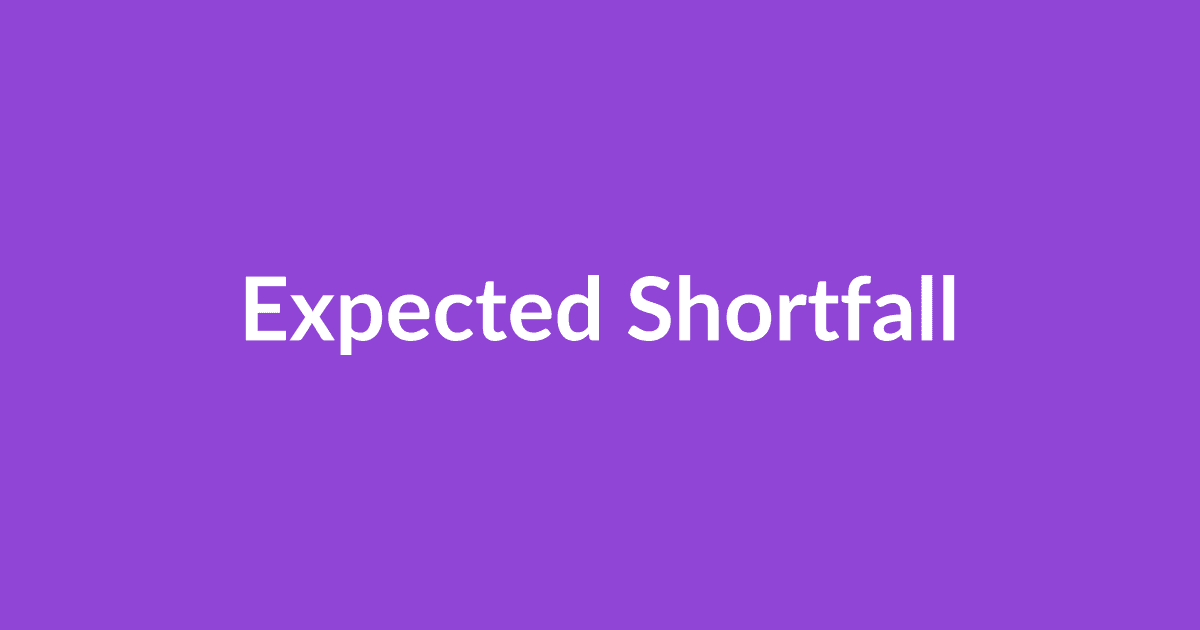 Expected Shortfall
