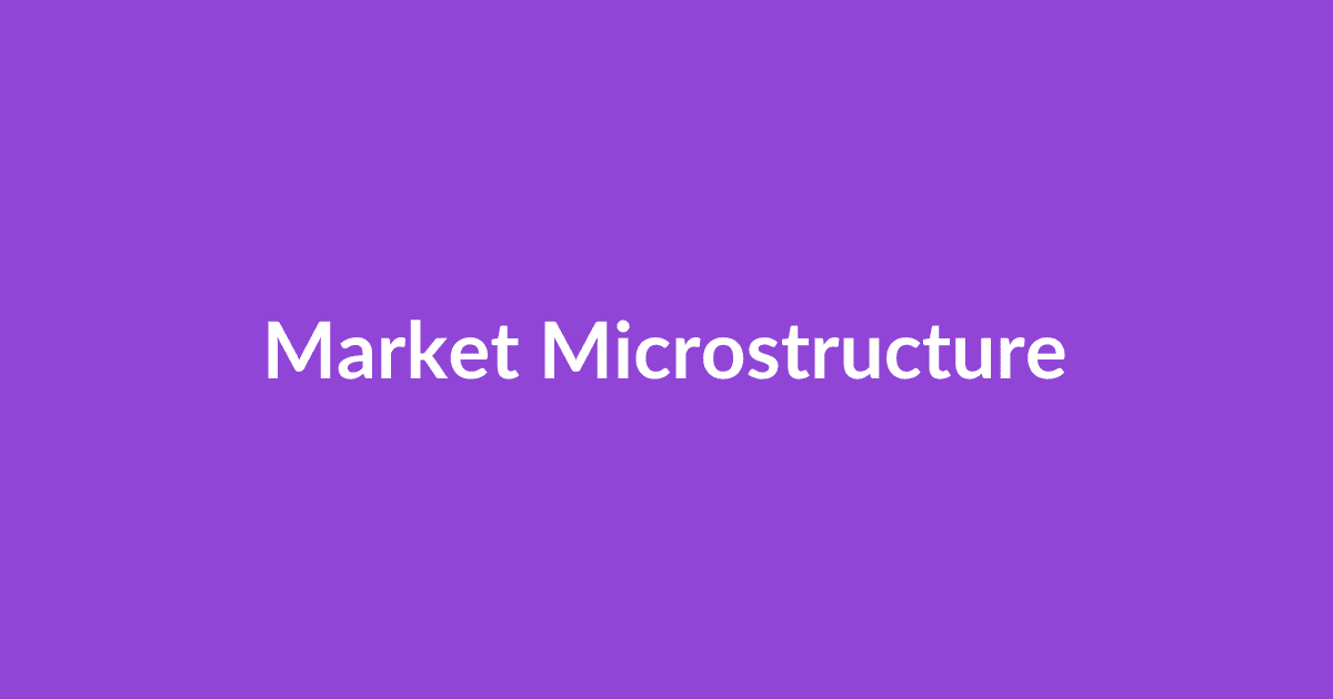 Market Microstructure