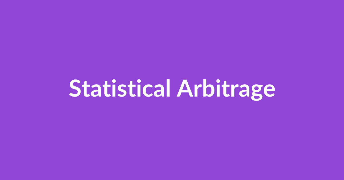 Statistical Arbitrage
