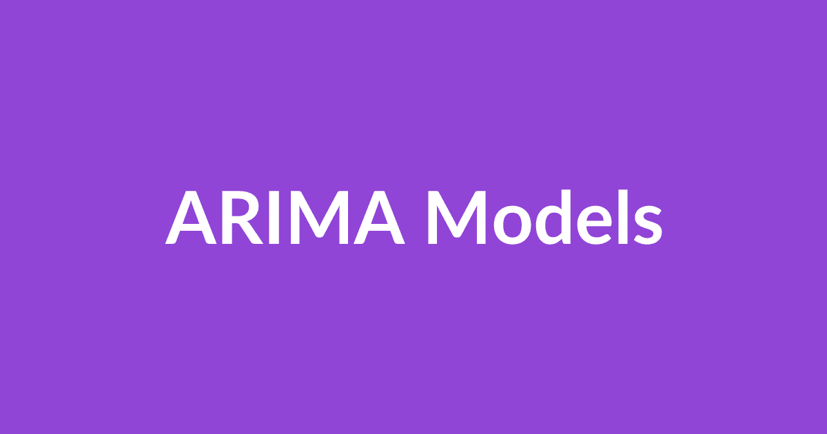 ARIMA Models