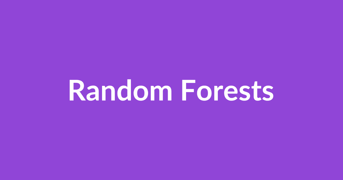 Random Forests